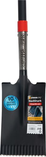 Spade Strend Pro Premium RedShark, straight, with 1150 mm fiberglass D-handle, 10-year warranty