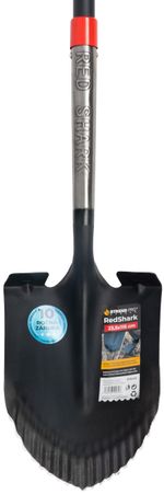 Spade Strend Pro Premium RedShark, pointed, with 1150 mm fiberglass D-handle, 10-year warranty