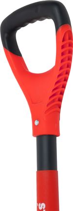 Ásó Strend Pro Premium RedShark, hegyes, üvegszálas D-nyéllel 1150 mm, 10 év garancia