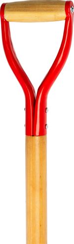 Spade Strend Pro Premium RedShark, narrow, drainage, with 1280 mm wooden D-handle, 10-year warranty