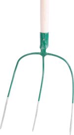 Fork F123.WH, 3-tine, Bavarian, with handle