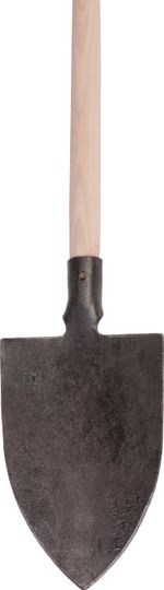 Spade Gardex, 1250 g, forged, pointed, wooden D-handle