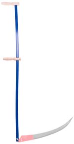 Metal handle for scythe 148 cm