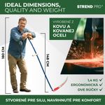 Kaszanyél Profi, fém, 145 cm