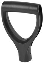 Handle, PVC grip, for spade/snow pusher, plastic, replacement, 29 mm