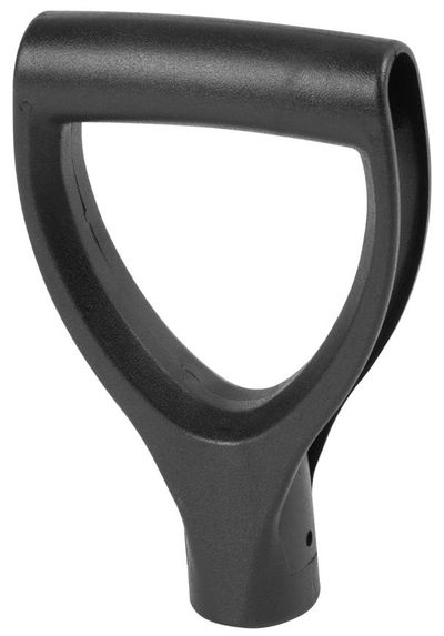 Handle, PVC grip, for spade/snow pusher, plastic, replacement, 29 mm