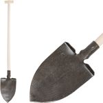 Rýľ Gardex 1300 g, kovaný, so stupačkou, drevená násada T