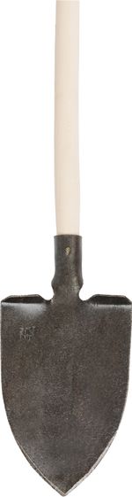 Spade Gardex, 1300 g, forged, with footrest, wooden T-handle