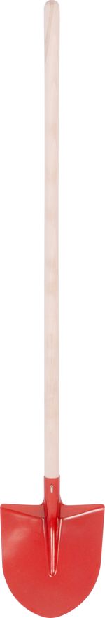 Lopata S510B Frankfurtská, červená, s násadou, 275x240 mm