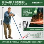 Kosa EURO 60 cm, kovaná + kovové kosisko, na trávu