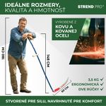 Kosa EURO 60 cm, kovaná + kovové kosisko, na trávu