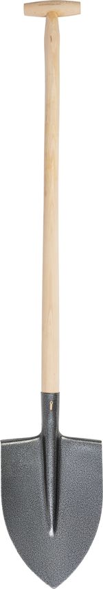 Spade S506.WH, pointed, KomaXit, wooden T-handle