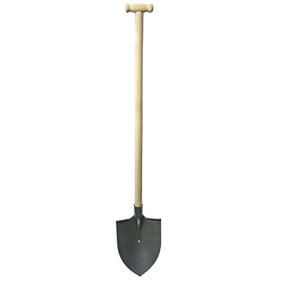 Spade S506.WH, pointed, KomaXit, wooden T-handle