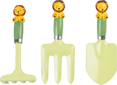 Szerszámkészlet Strend Pro, kerti, gyerek, 3 részes, ABS + acél, lapát, gereblye és villa