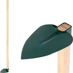 Hoe FED 204/1200, heart-shaped, small, wooden handle