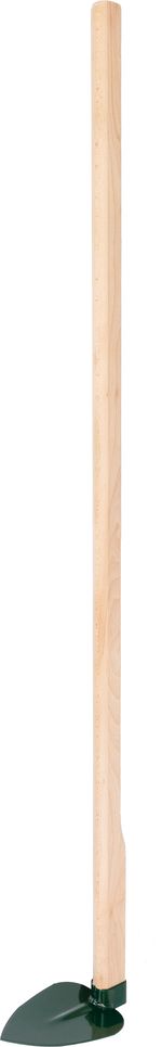 Hoe FED 204/1200, heart-shaped, small, wooden handle