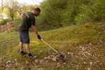 Leaf Rake Strend Pro R110, 22-tine, fan, metal, without handle