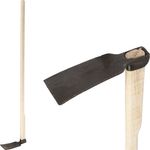 Hoe Gardex Basmat, 568 g, narrow, forged, wooden handle