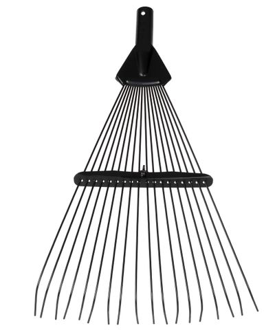 Garden leaf rake metal (wire teeth) 18teeth