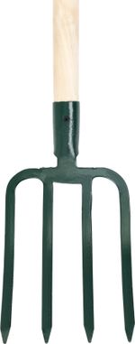 Fork ANGARDEN, 4-tine, digging, with D-handle