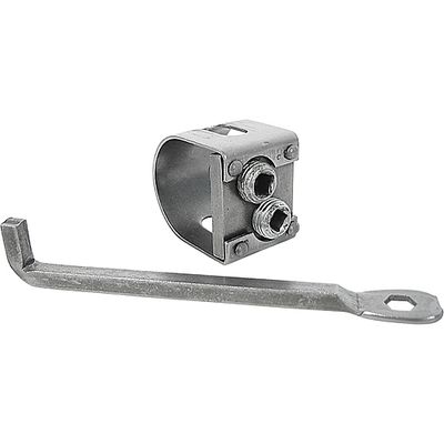 Bilincs kaszához KOVO, fém, 2x csavar kulccsal