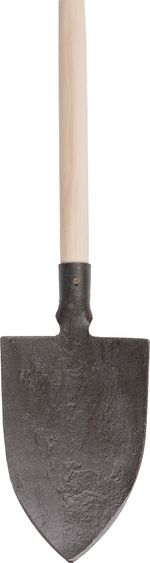 Spade Gardex, 1250 g, forged, pointed, wooden T-handle