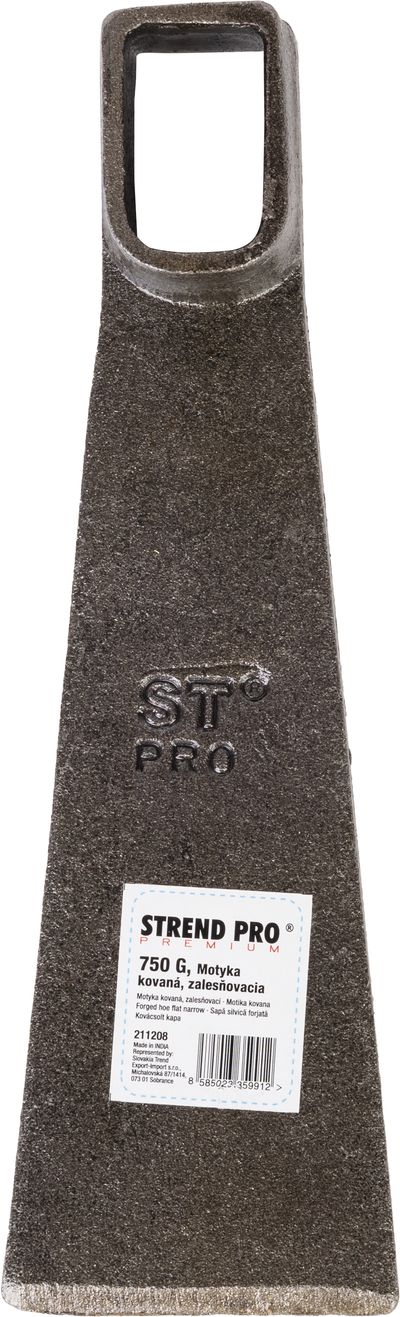 Forged hoe flat narrow 768g (to use in forrest)