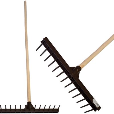 Plastic rake ,13tooth,with handle
