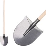 Hardened shovel S510BWH "Frankfurt type" with wooden handle