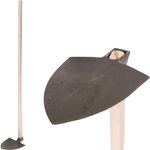 Hoe Gardex, pointed, 840 g, forged, wooden handle