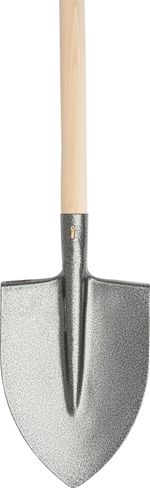 Spade S506.WH, pointed, KomaXit, wooden D-handle