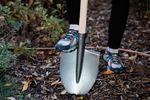 Spade S506.WH, pointed, KomaXit, wooden D-handle
