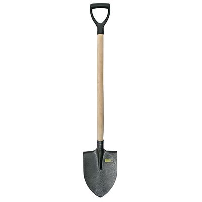 Spade S506.WH, pointed, KomaXit, wooden D-handle