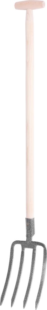 Farmers fork, DIGGING, wooden handle