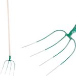 Fork F124.WH, 4-tine, Bavarian, with handle