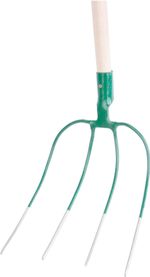 Fork F124.WH, 4-tine, Bavarian, with handle