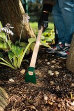 Hoe FED 207/1200, flat, 80 mm, wooden handle