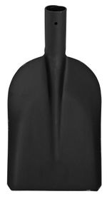 Shovel S504A, pattern 7131, black, narrow, 185x260 mm, without handle