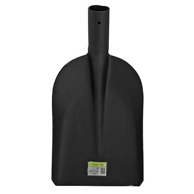 Shovel S504A, pattern 7131, black, narrow, 185x260 mm, without handle