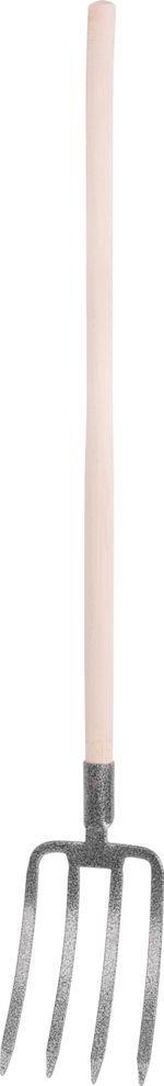 Fork GD-029O, 4-tine, digging, forged, with handle