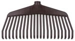 Leaf Rake R142, Swedish, 21-tine, plastic, without handle