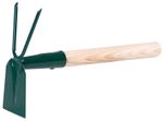 Hand Hoe FED 003/250, flat-two prong, with handle