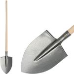 Spade S506.WH, pointed, KomaXit, wooden handle