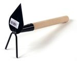 Hand Hoe FED 005/250, pointed-two prong, with handle