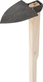 Hoe Gardex, pointed, 390 g, forged, wooden handle
