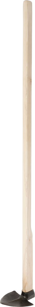 Hoe Gardex, pointed, 390 g, forged, wooden handle