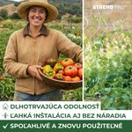 Tyč GS1 1800/6,5 mm, špirálová, drôtená Zn, oporná k rastlinám a paradajkám