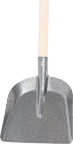 Shovel S504-1.WH Universal, 286x265 mm, with wooden handle