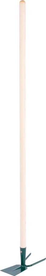 Hand Hoe FED 103/1000, flat/two-pronged, with handle