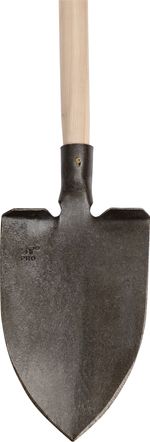 Spade Gardex, 1300 g, forged, with footrest, handle with plastic grip